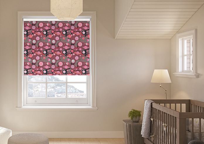Interstellar, Nebula Pink - Roller Blind - Image 3